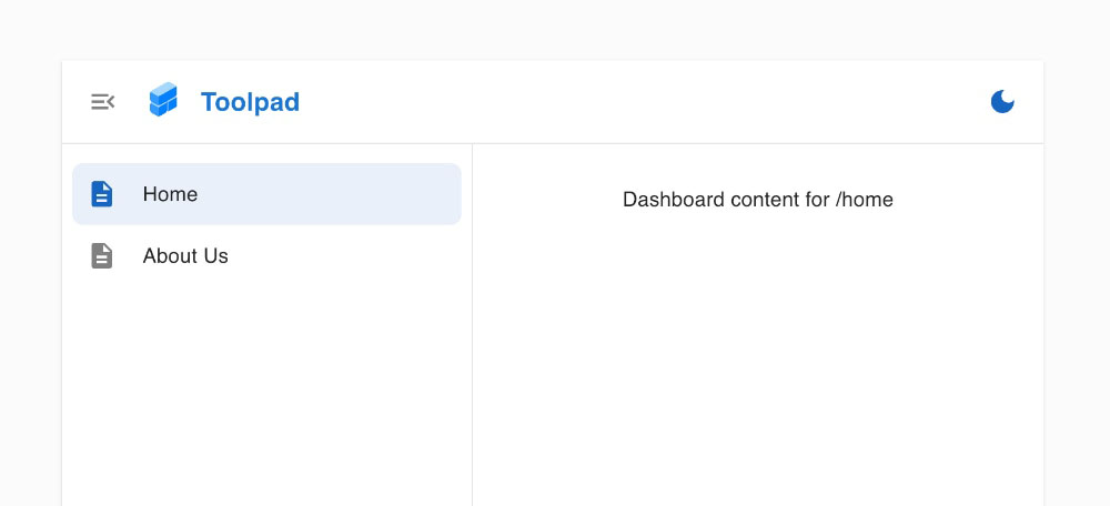 Toolpad low-code platform for building React apps and dashboards